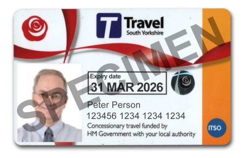 Disabled person's Bus Pass